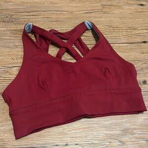 Born Primitive X Factor Bra - Solid Red - Large